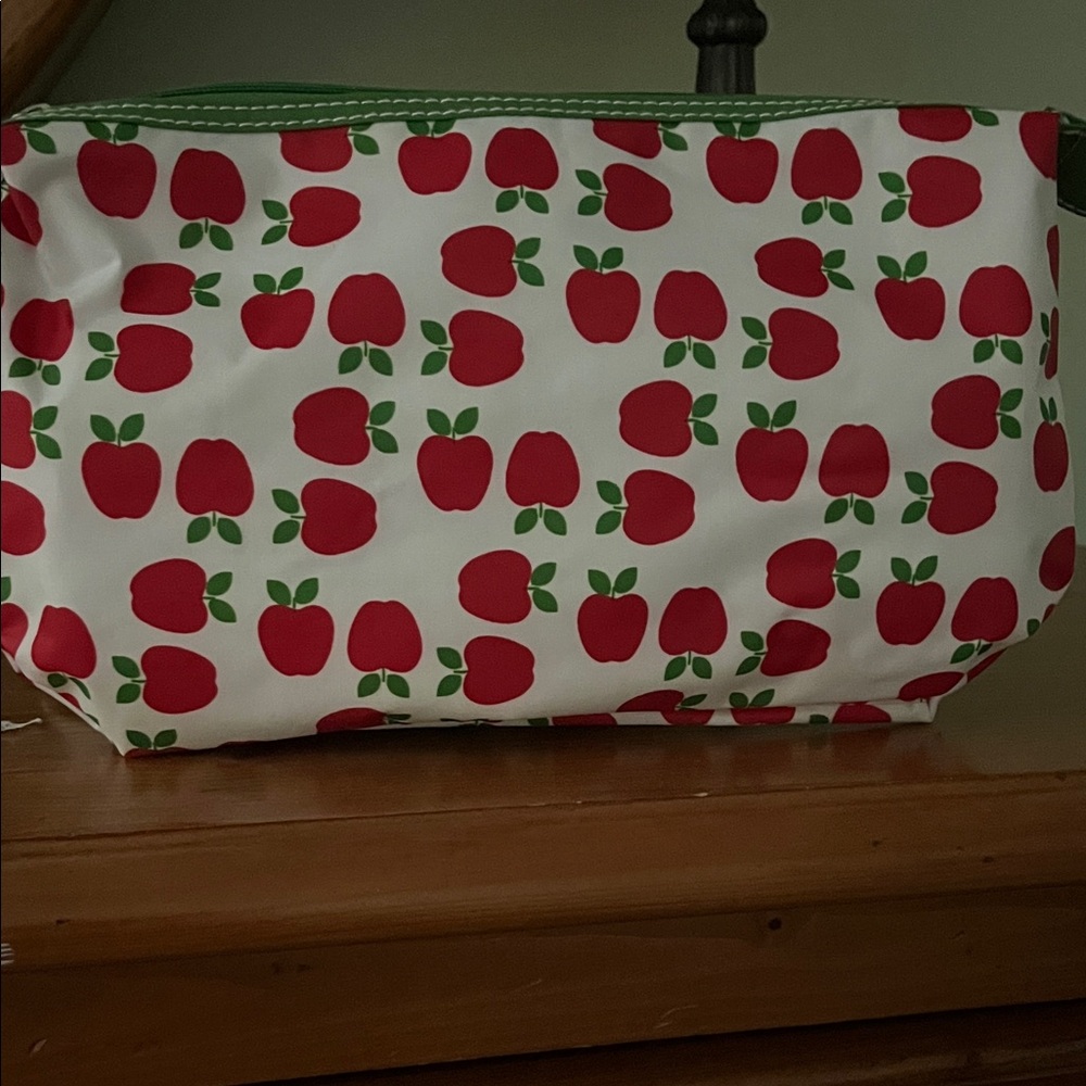 Clinique Peach Print Cosmetic Pouch